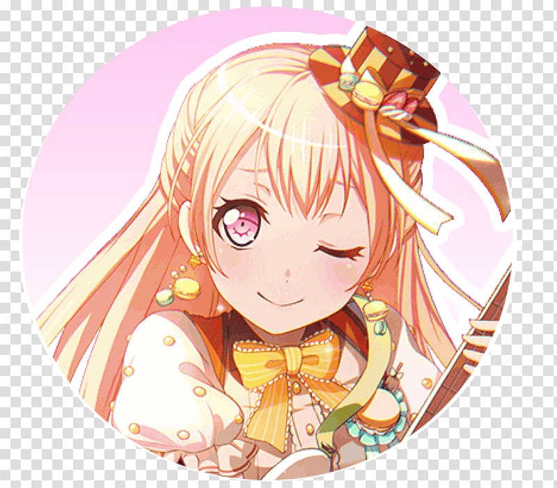 BanG Dream! Girls Band Party! All-female band Anime Craft Egg, tumblr girl icon transparent background PNG clipart