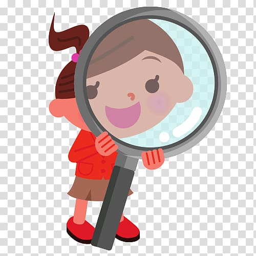 Magnifying glass Cartoon, Cartoon magnifying glass transparent background PNG clipart