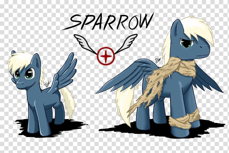 Pony Rainbow Dash Fan art Character, sparrow transparent background PNG clipart