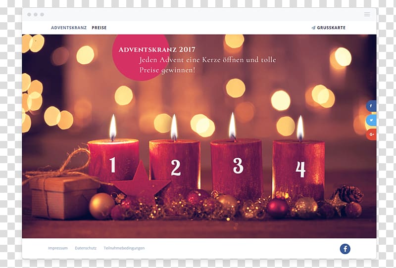 Advent wreath Social media Template, social media transparent background PNG clipart