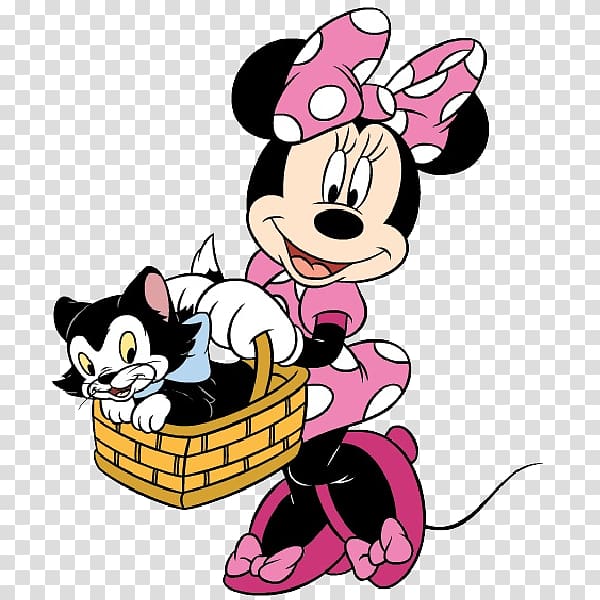 Minnie Mouse Figaro Mickey Mouse Pluto , minnie mouse transparent background PNG clipart