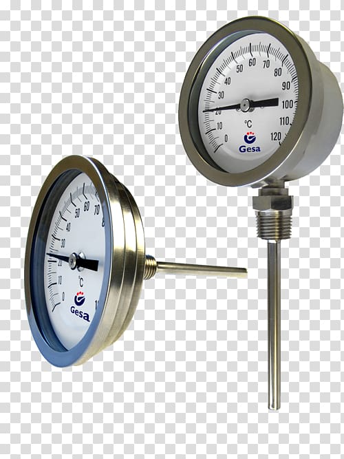 Gauge Gas thermometer Bimetallic strip Temperature, others transparent background PNG clipart
