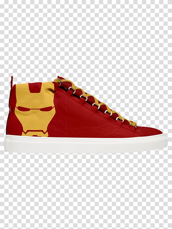 Sports shoes Iron Man Hoodie Sportswear, Iron Man transparent background PNG clipart