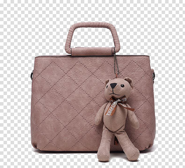 Handbag Baggage Messenger bag Snout Pattern, Daphne Bear package transparent background PNG clipart