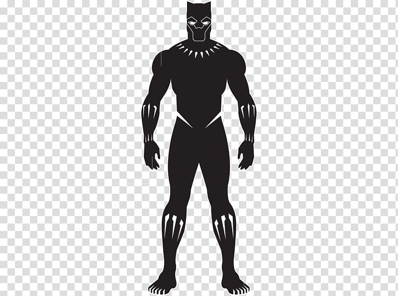 Black Panther Iron Man T-shirt T'Chaka Vibranium, black panther transparent background PNG clipart