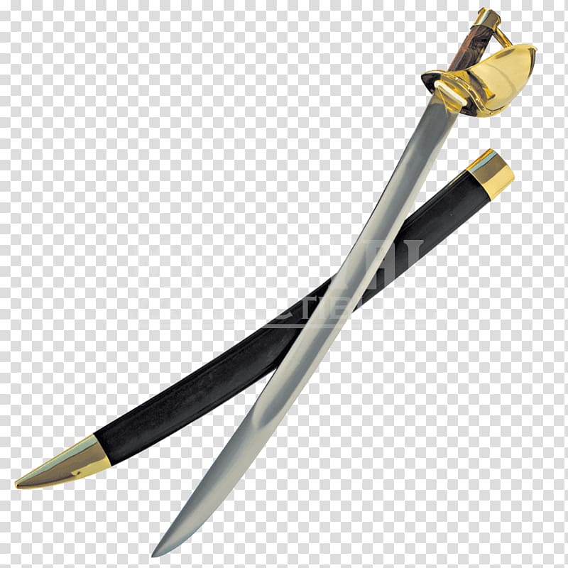 Sabre Dagger Blade Sword Hilt, Sword transparent background PNG clipart