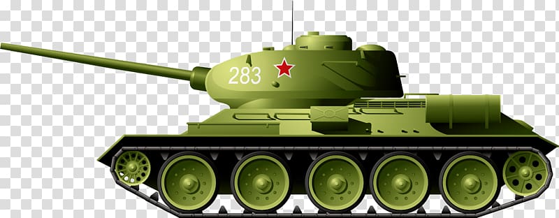 Russia Second World War Tank T-34, tanks transparent background PNG clipart