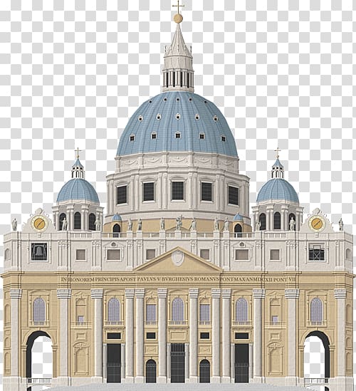 Old St. Peter's Basilica St. Peter's Square Basilica of Saint Paul Outside the Walls Paul VI Audience Hall, pantheon transparent background PNG clipart