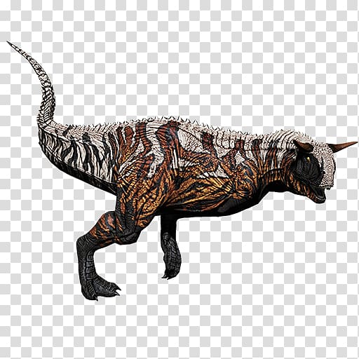 Tyrannosaurus Carnotaurus Aucasaurus Primal Carnage: Extinction Tarascosaurus, dinosaur transparent background PNG clipart