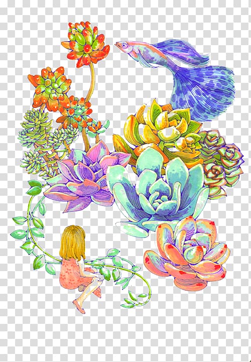 Succulent plant Echeveria Graptopetalum paraguayense Illustration, succulent plants transparent background PNG clipart