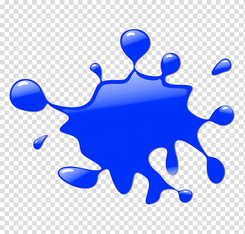 blue paint , Paint Blue Splash , Paint Splat transparent background PNG clipart