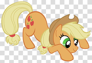 Applejack Rainbow Dash Pinkie Pie Fluttershy Rarity, My little pony transparent background PNG clipart thumbnail