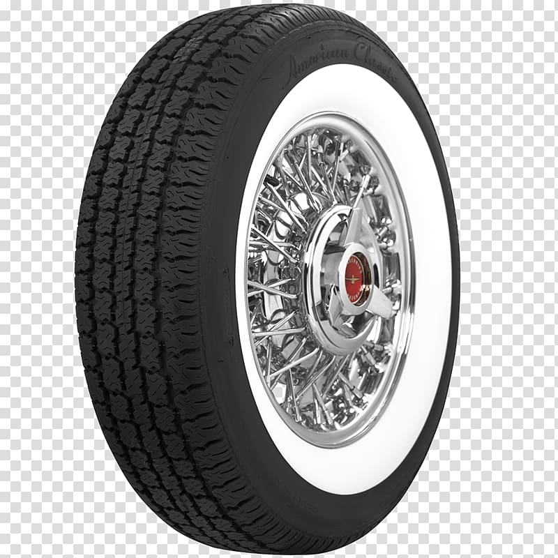 Car Ford Thunderbird Whitewall tire Coker Tire, American Classic transparent background PNG clipart