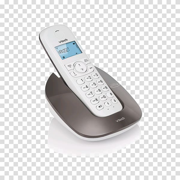 Cordless telephone VTech Mobile Phones Digital Enhanced Cordless Telecommunications, cell phone radiation babies transparent background PNG clipart