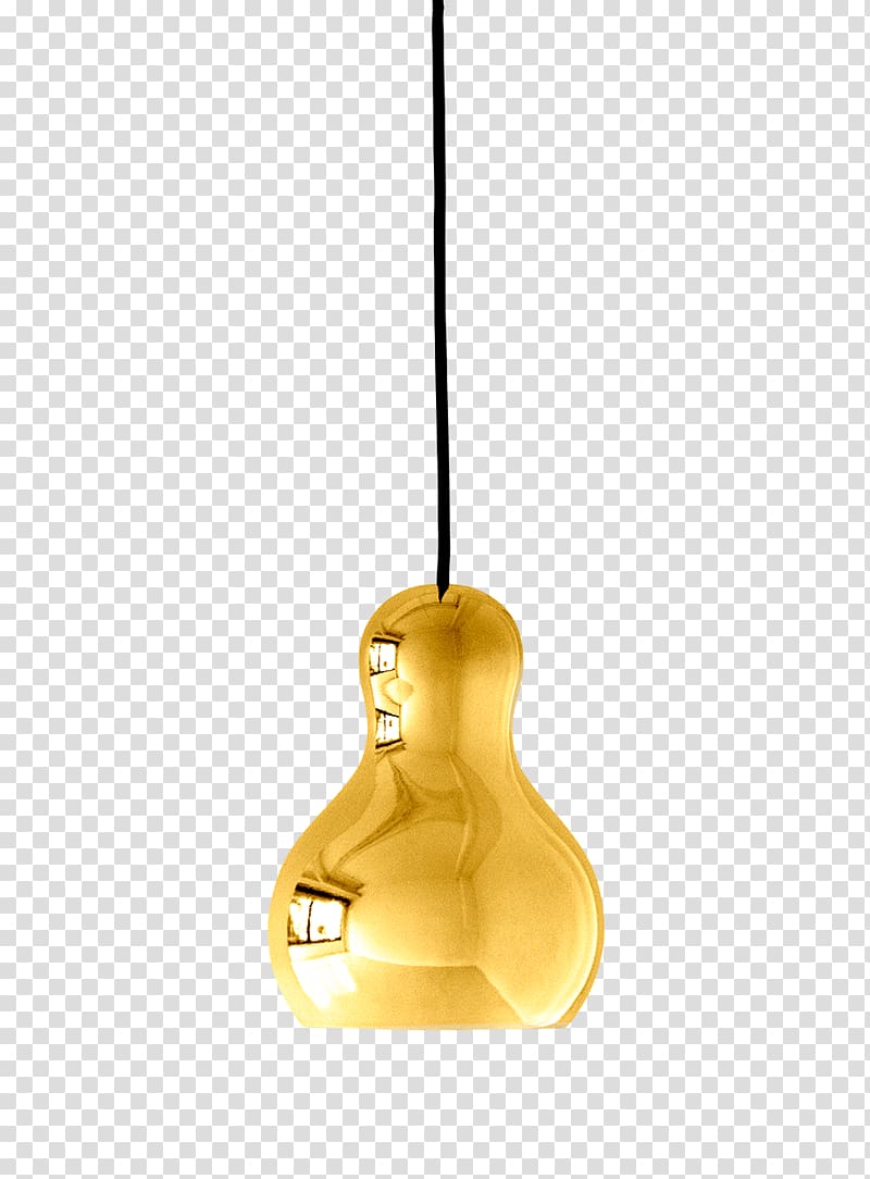 Pendant light Gold Light fixture Length, calabash transparent background PNG clipart