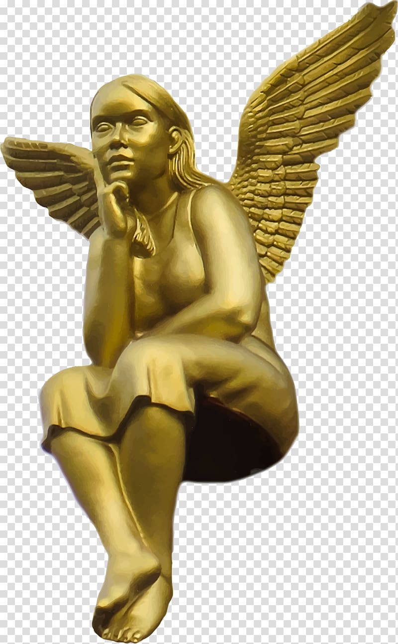 Angel Statue, angel transparent background PNG clipart