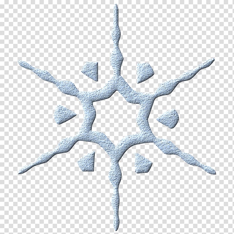 Ice Designs Snowflake, Three-dimensional hand-painted blue snowflake decoration transparent background PNG clipart