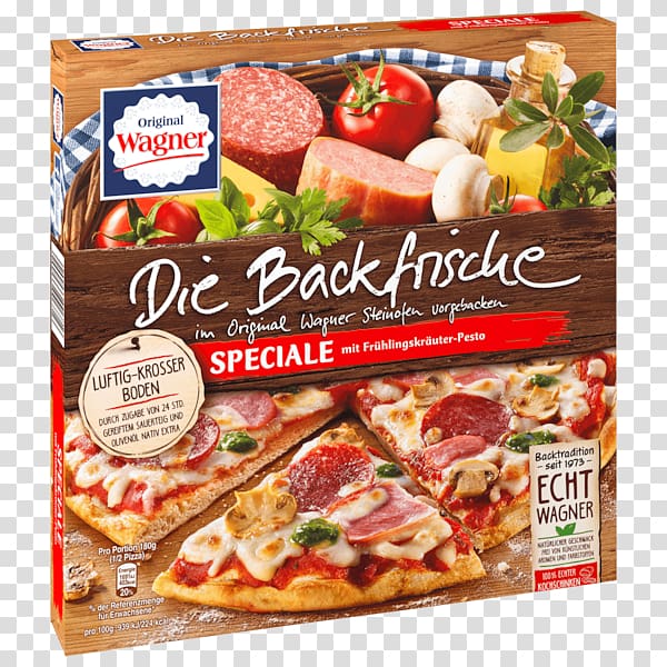 Pizza Salami Ham Nestlé Wagner Supermarket, pizza shop transparent background PNG clipart