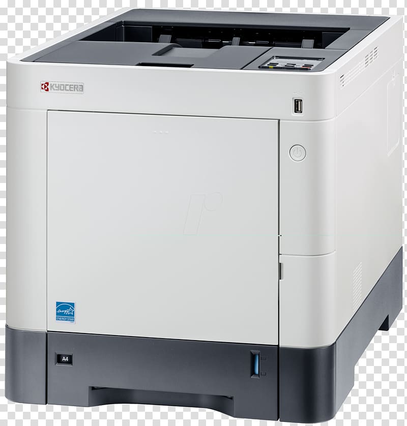 Color printing Kyocera Laser printing Printer, printer transparent background PNG clipart