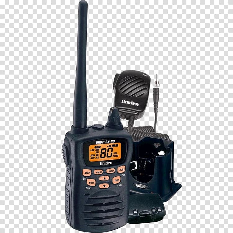 UHF CB Ultra high frequency Radio Scanners Citizens band radio Uniden, others transparent background PNG clipart