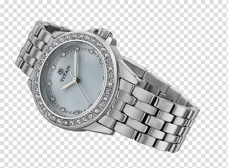 Watch Metal Strap Purple Woman, watches transparent background PNG clipart