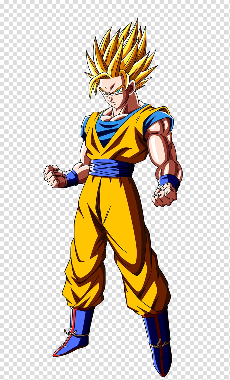 Goku Ssj2 Dokkan Battle Render By Fradayesmarkers On - Dbz Dokkan Battle  Renders - Free Transparent PNG Clipart Images Download