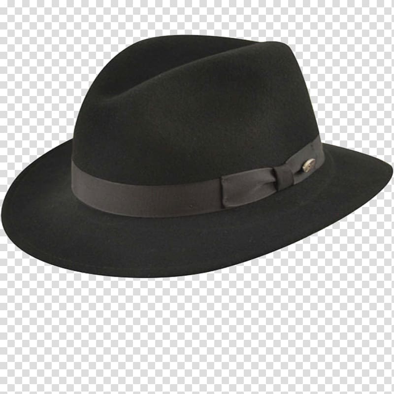 black suede fedora hat, Fedora Hat , Fedora transparent background PNG clipart