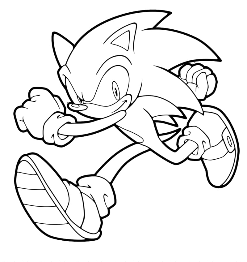Sonic Colors Sonic the Hedgehog Sonic Unleashed Sonic Dash Shadow the Hedgehog, Hedgehog Outline transparent background PNG clipart