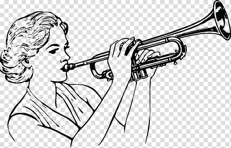 Trumpet Musical Instruments , Trumpet transparent background PNG clipart
