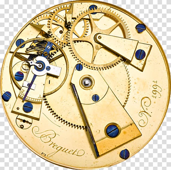 Pocket watch Breguet-Spirale Gold Vacheron Constantin, gold transparent background PNG clipart