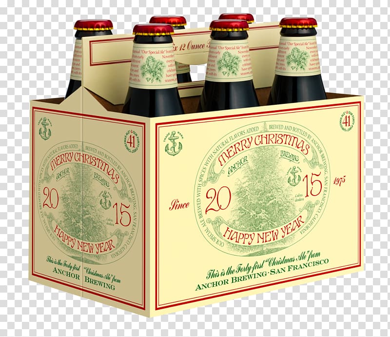 Anchor Brewing Company Seasonal beer Ale Anchor Steam, Saint Nicholas transparent background PNG clipart