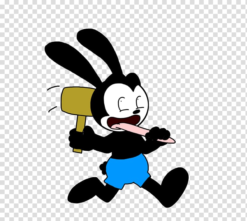 Oswald the Lucky Rabbit Mickey Mouse Donald Duck Felix the Cat Animated cartoon, oswald the lucky rabbit transparent background PNG clipart