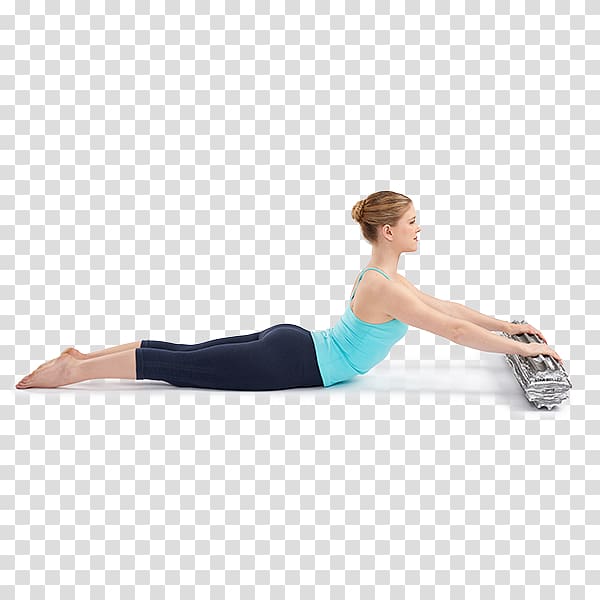 Pilates Stretching Physical therapy Yoga Foam, Foam Roller transparent background PNG clipart