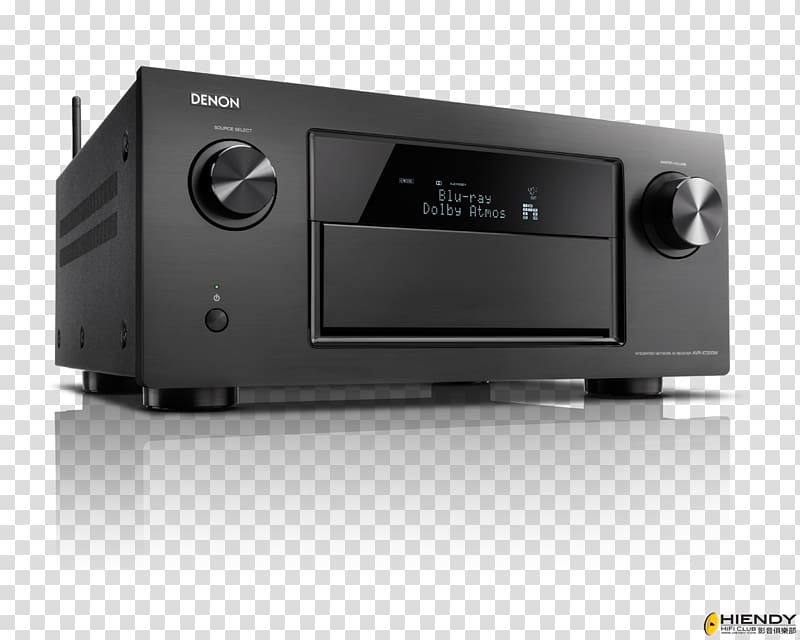 Denon AVR-X7200W AV receiver Home Theater Systems Radio receiver, pepsiman transparent background PNG clipart