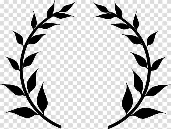 Olive branch Olive wreath , Wreath black transparent background PNG clipart