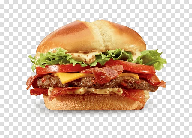 TenderCrisp Hamburger Bacon Barbecue Cheeseburger, you want fat american cheeseburger transparent background PNG clipart