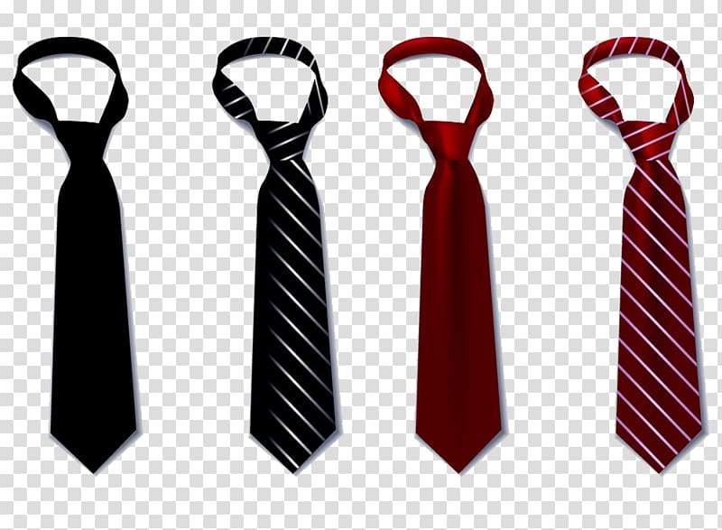Necktie Black tie Bow tie Suit, Stripe Tie transparent background PNG clipart