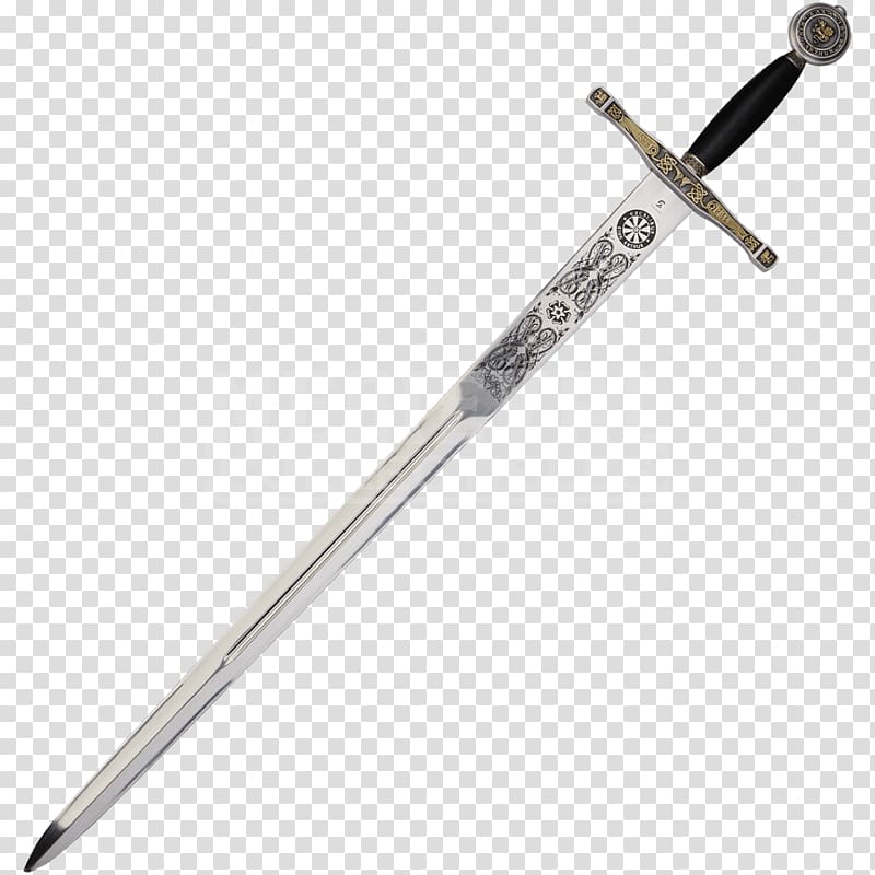 King Arthur Excalibur Sword Gladius Lady of The Lake, decorative fire transparent background PNG clipart