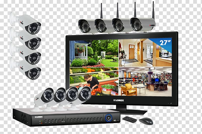 Wireless security camera IP camera Lorex Technology Inc, design transparent background PNG clipart