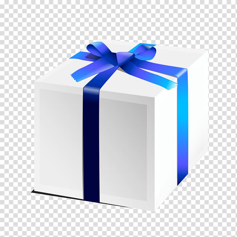 Gift Box, White-box model transparent background PNG clipart