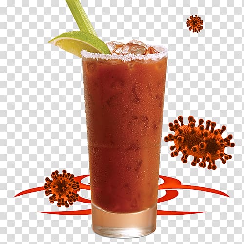 Bloody Mary Tomato juice Sea Breeze Cocktail garnish, juice transparent background PNG clipart