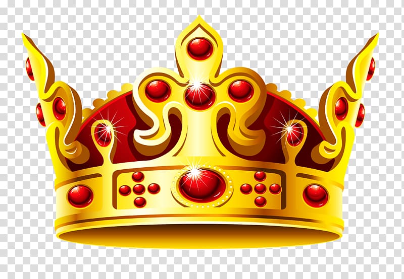 German State Crown , Gold and Red Crown , brown and red crown illustration transparent background PNG clipart