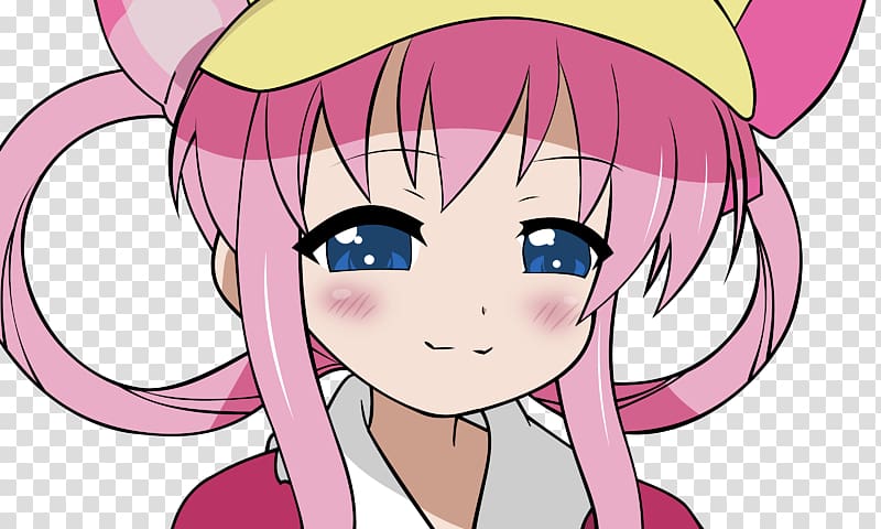 Hair Face Pink Facial Expression Nose Anime Human Hair - Yuru Yuri Gif Meme  - Free Transparent PNG Clipart Images Download