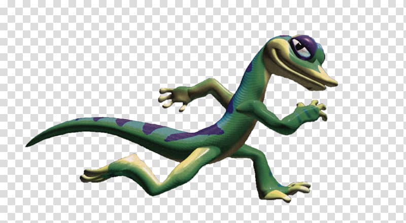 Gex: Enter the Gecko Gex 3: Deep Cover Gecko PlayStation Video game, animalsthatrun transparent background PNG clipart