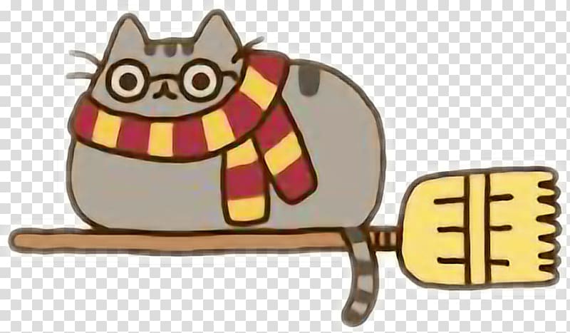Fictional universe of Harry Potter Pusheen Cat Draco Malfoy, harry potter cute transparent background PNG clipart