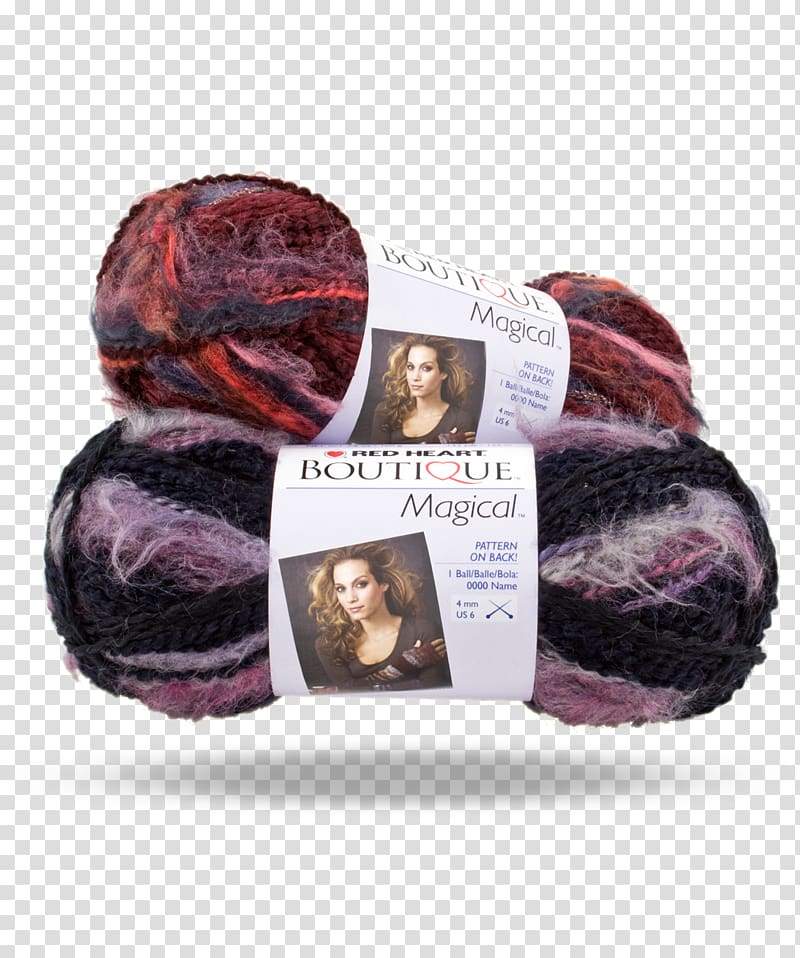 Yarn Wool Red Crochet Mohair, purple transparent background PNG clipart