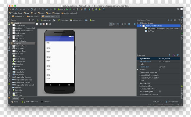 Computer program Android software development Toolbar, toolbar transparent background PNG clipart
