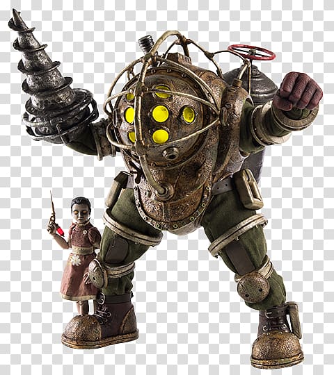 BioShock 2 Big Daddy Video game Action & Toy Figures, others transparent background PNG clipart