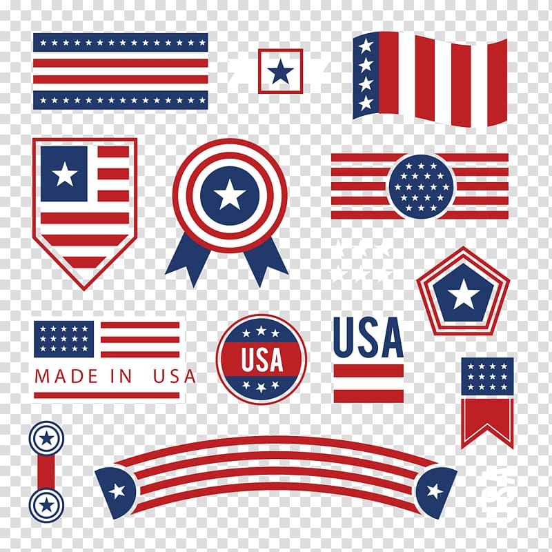 USA flag art, United States Flag Euclidean , USA transparent background PNG clipart