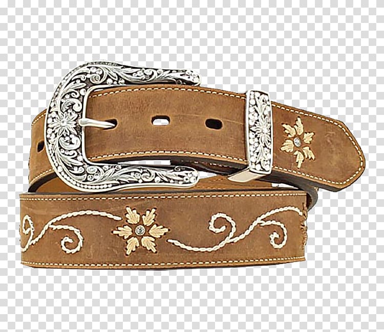 Belt Nocona Leather Strap Imitation Gemstones & Rhinestones, cowboy belt transparent background PNG clipart